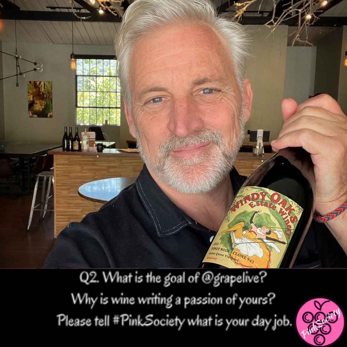 Q2. What is the goal of @grapelive? Why is wine writing a passion of yours? Please tell #PinkSociety what is your day job. @jflorez @boozychef @_drazzari @redwinecats @AskRobY @Kerryloves2trvl @myvinespot @WineOnTheDime @rr_pirate