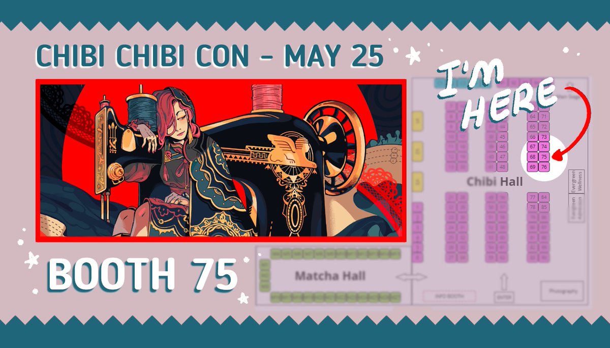 I'll be at Chibi Chibi Con on Saturday! Booth 75, and maybe doing drawing demos if it's slow! If you're students (or not) and want to know about comics or merch or my current video game obsessions, stop by!