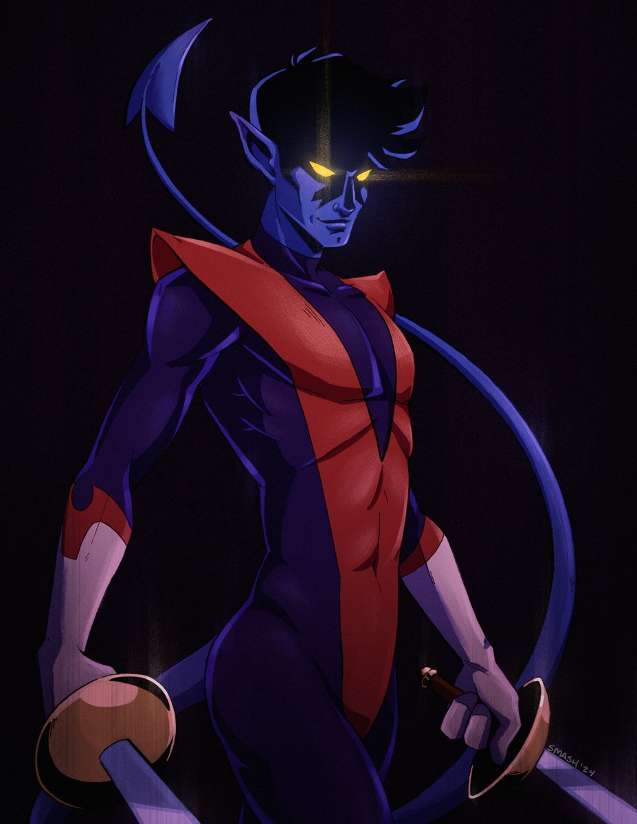 KincannonArt's tweet photo. Nightcrawler 💙 https://t.co/kEGYJwETsd