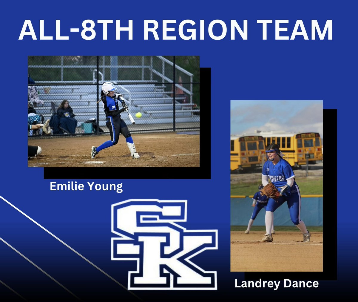 Congrats to Emilie Young and Landrey Dance on their all 8th region selection!
