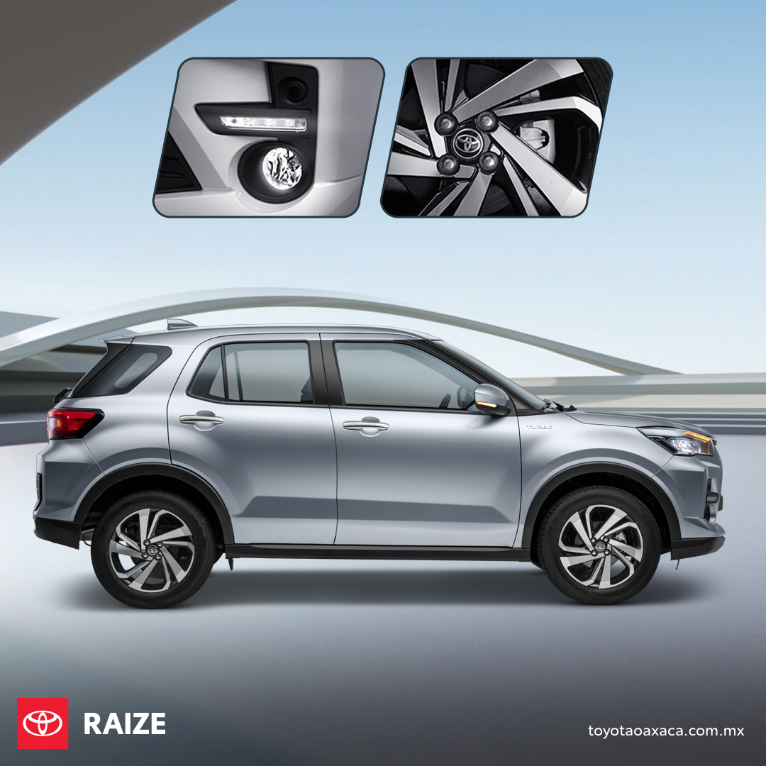 ToyotaOax's tweet image. #Raize ofrece un diseño impactante con faros de niebla y rines de aluminio de 17', llevando tu experiencia de conducción a un nivel superior. #FunToDrive ✨

💬 WhatsApp ▸ bit.ly/WAToyotaOax
🌐 Web ▸ bit.ly/EstrenatuToyot…