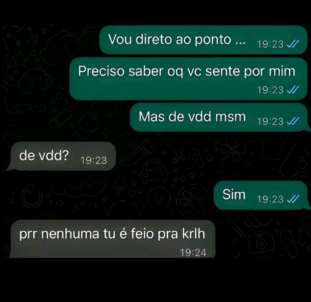Keuolliver's tweet photo. "O máximo que ela vai dizer é não..."

Ela: https://t.co/JJSADyNWjc