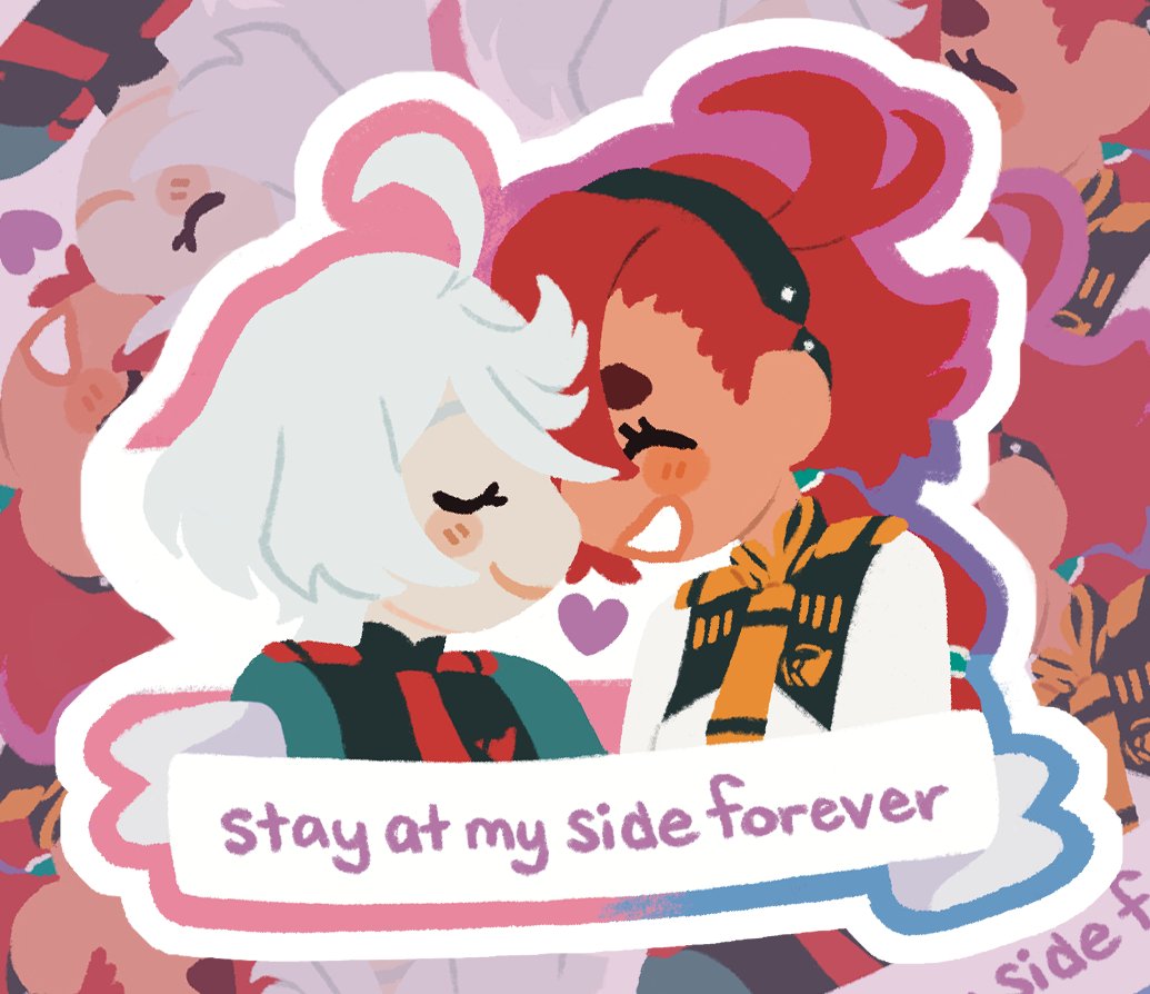 happy sapphic sunday!! 🩷🩶💜🩶🩷 for the next several weeks i'll be revealing the pairings for sapphic set volume 4, starting with suletta and miorine from gwitch! 👩‍🚀🤖 #sulemio