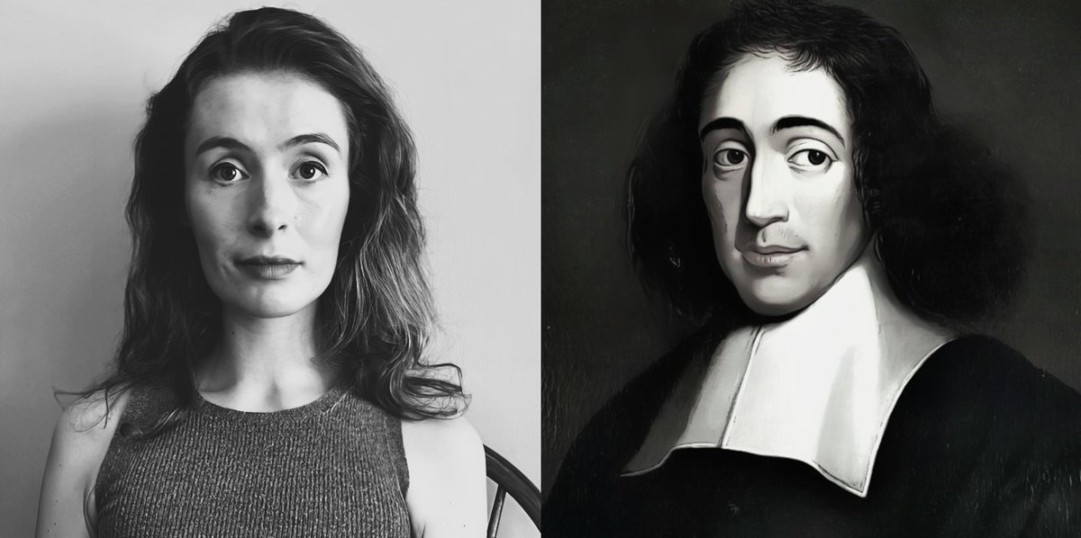 I have invited the talented @DeutscheBot Mary Peterson (PhD student in philosophy at the University of Hamburg) to discuss with me the complex life & philosophy of Baruch Spinoza. Tomorrow we film the episode. #TheYoungIdealist.