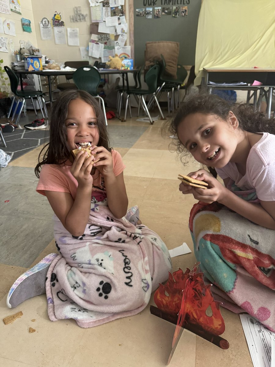 Mrs_Scanlon1's tweet photo. Camping day to celebrate our 2nd to LAST day of 3rd grade! 🏕️ https://t.co/zbNMuOXGFI