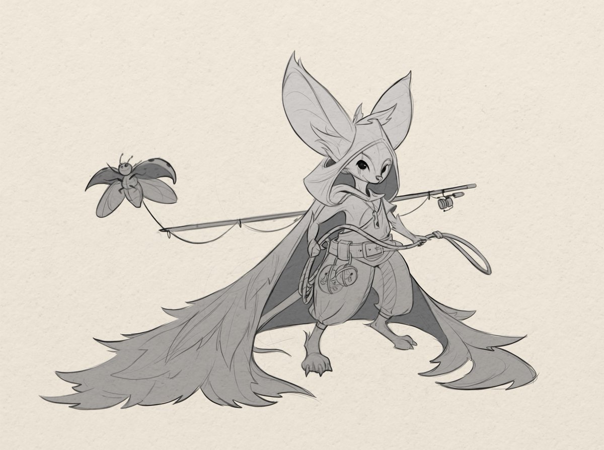 gui_cortereal's tweet photo. My little jerbeen, Lilo, getting ready for an adventure :)
.
#art #oc #dnd #jerbeen #conceptart #sketchart #sketch #drawings https://t.co/IMcooFg2F4