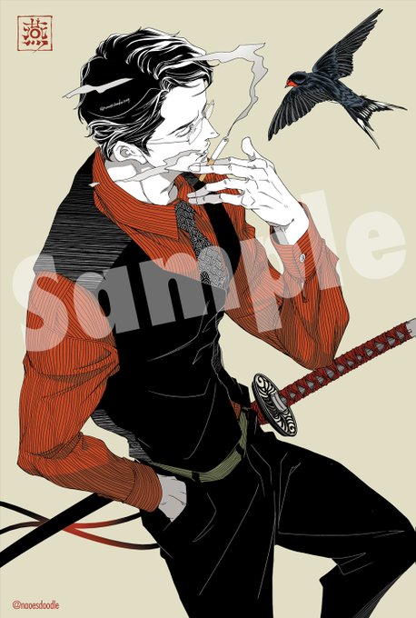 「black hair red shirt」 illustration images(Latest)