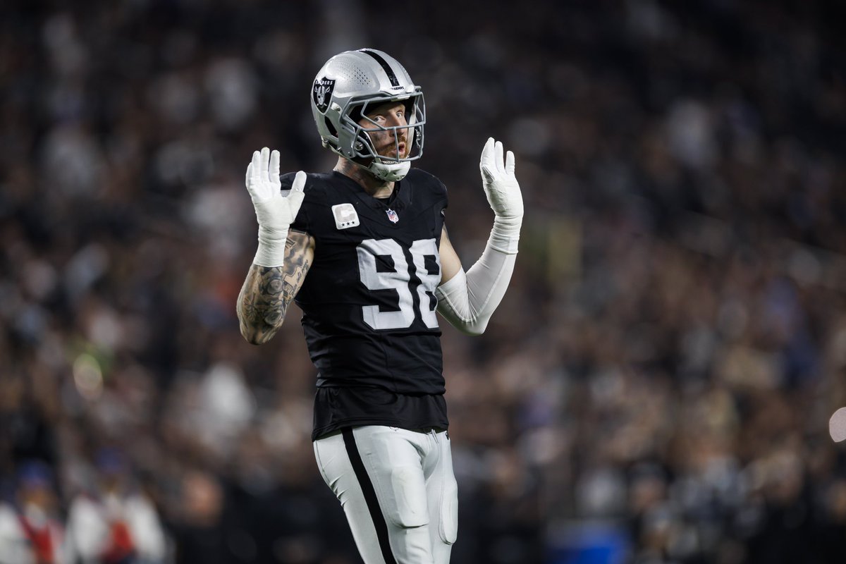 Raiders reworked the contract of three-time Pro Bowl DE Maxx Crosby to give him a $6 million raise for the upcoming season, per league sources. The team also moved an additional $1.2 million into 2025. The Raiders wanted to reward their leader, culture setter, and one of the