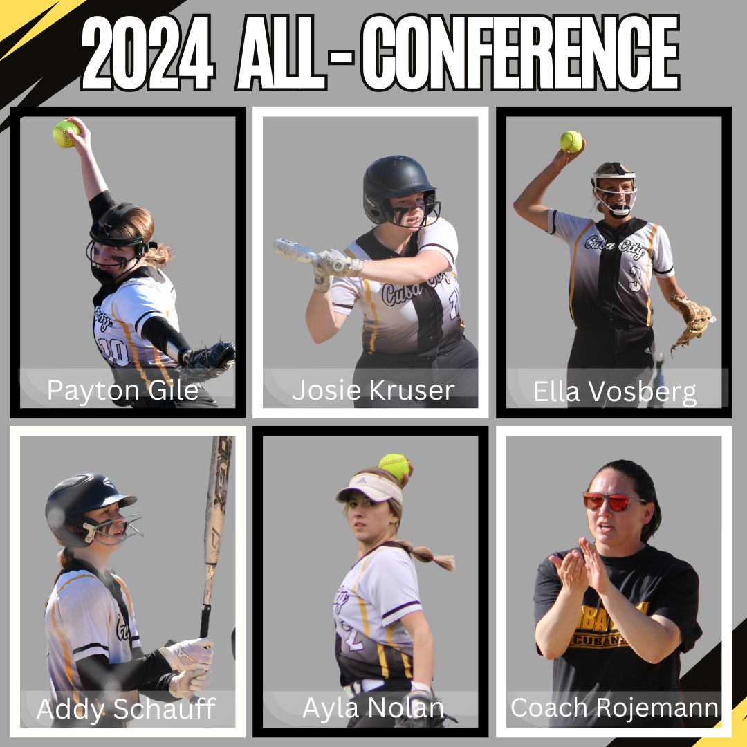 Congrats to the five CCHS softball players who earned SWAL 1st-Team All-Conference honors!  

Payton Gile
Josie Kruser
Ella Vosberg
Addy Schauff
Ayla Nolan

Congrats to Coach Megan Rojemann who was named 2024 SWAL Coach of the Year!  

#GoCubans