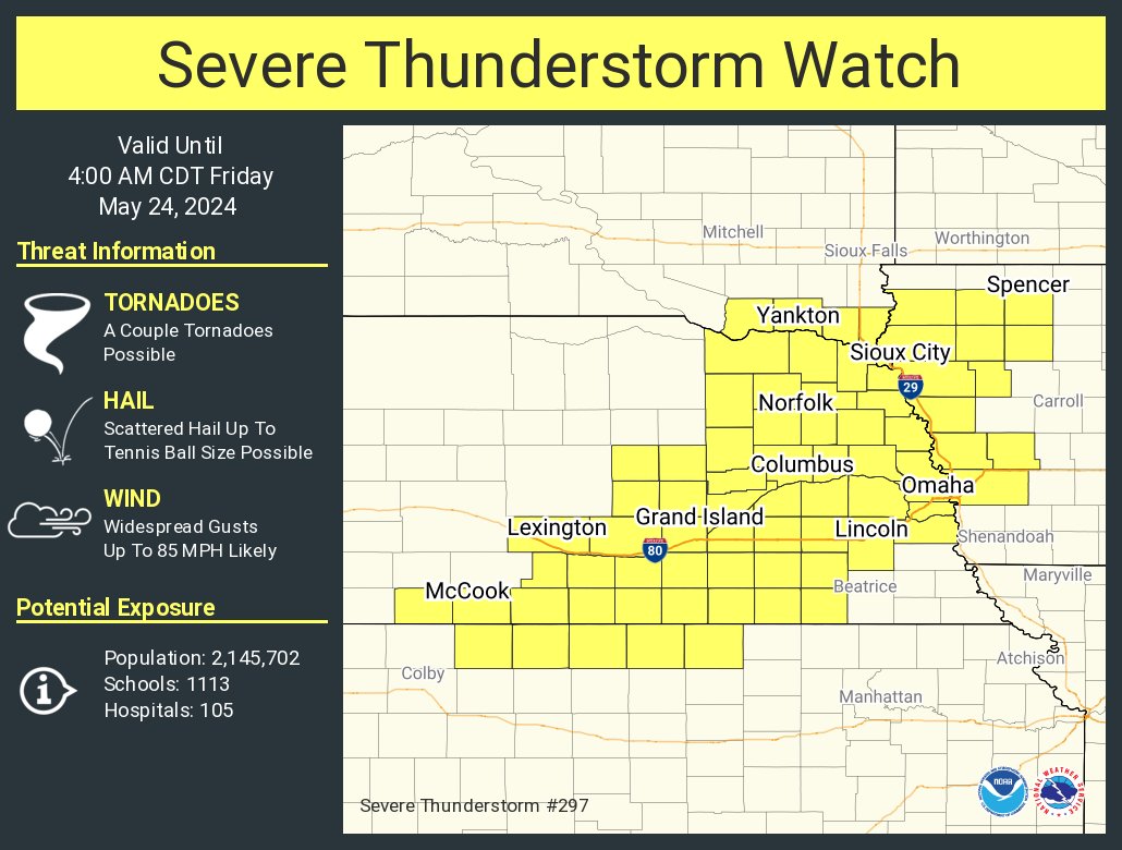 NWS Hastings tweet media
