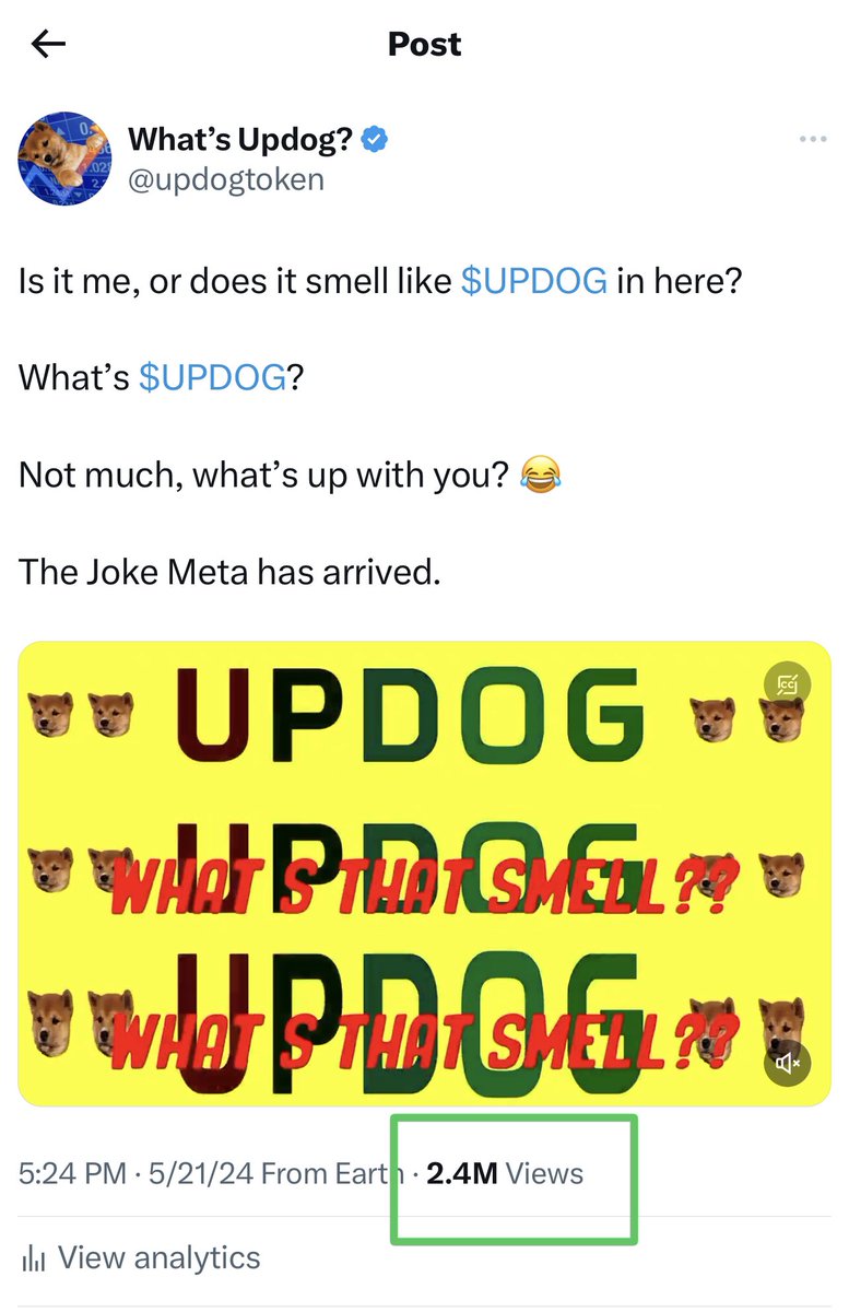 What’s Updog? tweet media