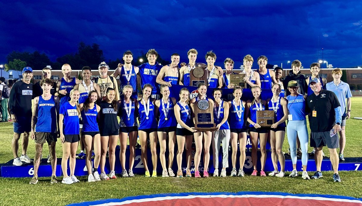 More than 200 combined points scored here … Brentwood boys take the ship, girls close runners-up. 

The Bruins are dominant on the track again! #WillCoSpringFling