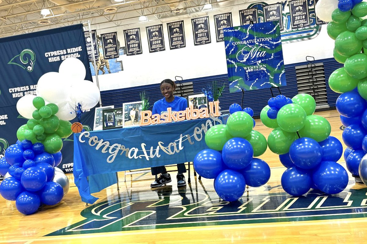 RamNationGBB's tweet photo. Congratulations to our very own Mia Riley, who will be furthering her academic and athletic career at Western Texas College!
We are SO PROUD of you! We appreciate the mark you’ve left on this program! Your name will forever be in the history books!
Go be great! #RamForLife 💙 https://t.co/ewC5J6jqVc