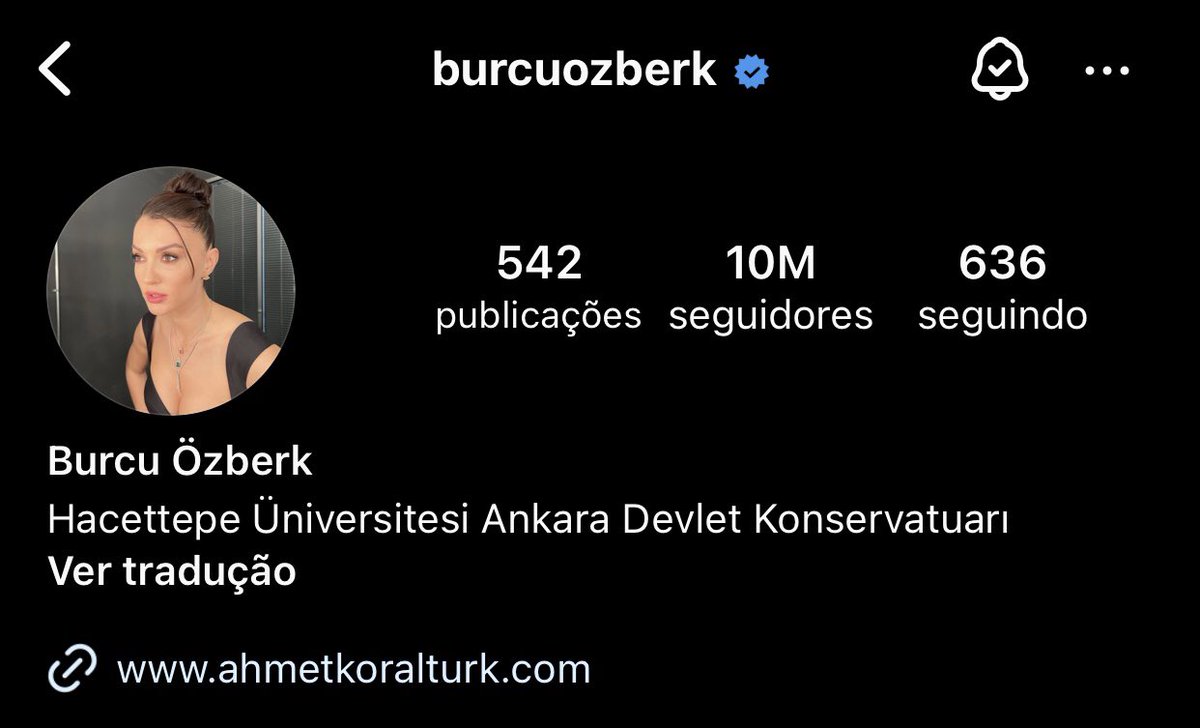 🔟| #BurcuÖzberk alcançou a marca de 10 milhões de seguidores no Instagram 👑 Nos orgulhamos do reconhecimento que ela ganha diariamente, e  felizes com o amor dos novos fãs que estão conhecendo a mulher talentosa, amável e maravilhosa que ela é! 🤍
