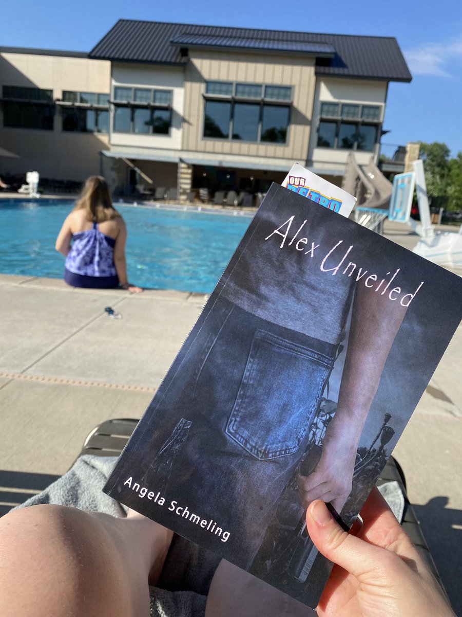 Last day of school for my younger girls celebrated with a trip to the pool and a good book to read! Summer is here!