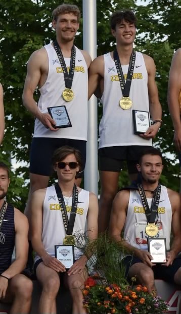 CoachTFrancis's tweet photo. Congratulations to Maple T-F Alumni, Ben Schefka, who became an All American today in the 4x800 AND setting a new school record for Spring Arbor University, 7:29 👀 Congratulations Benny, your Maple Coaches are incredibly proud of you!  💙 https://t.co/e2sWACMzfL