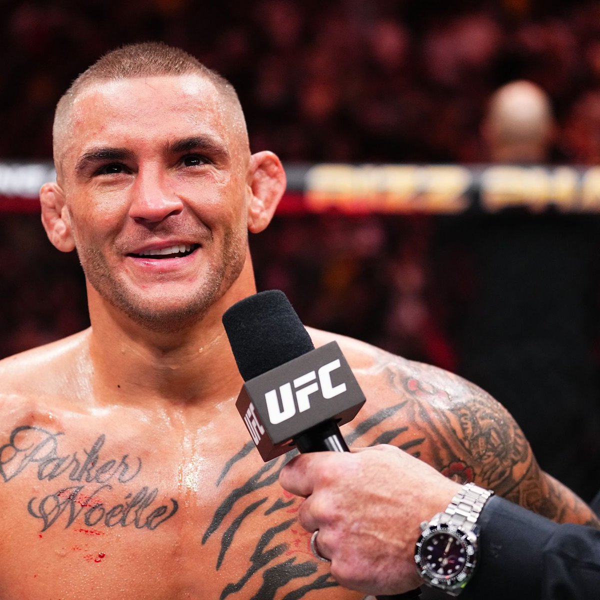 Dustin Poirier considering retirement after his title fight at #UFC302 “I'm still on the fence, win or lose. I just want to be content with my career.” via // @Shak_Fu