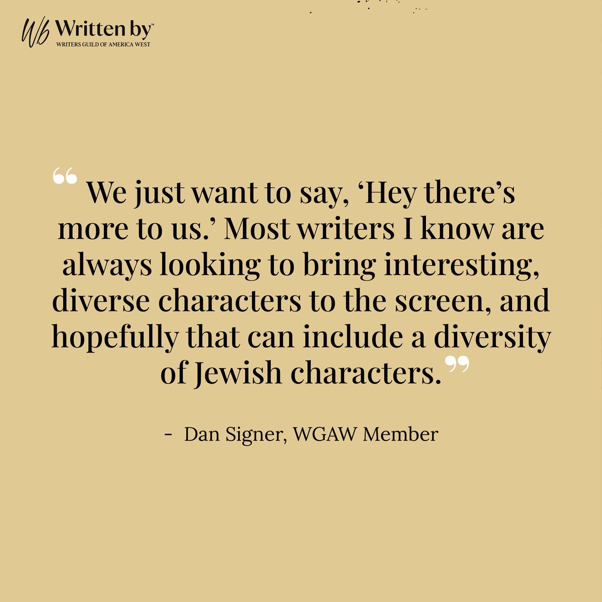 Jewish Writers Committee becomes newest WGAW Committee. Read the full story: writtenby.com/guild-industry…. #WrittenBy