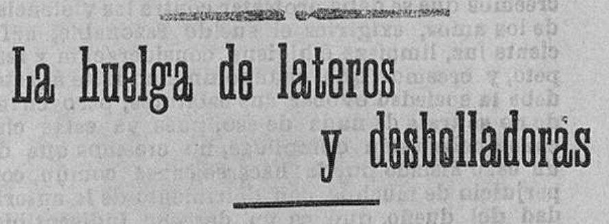 Araceli_ENTHUMN's tweet photo. 52/ Cuando #lateros y #desbolladoras se declaren de nuevo en huelga en octubre de ese año, el diario La Atalaya ensalzará el acuerdo al que llegan las obreras y los obreros de la fábrica "Sotileza" de Galán y Cía, en Puertochico, con el propietario / patrón. https://t.co/SJKPa8vt5O