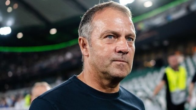 FabrizioRomano's tweet photo. 🔵🔴🇩🇪 Hansi Flick, prepared to wait for Barça job as his priority has been clear for months even before Xavi was confirmed as their manager.

The contract and financial agreement has never been an issue. Flick considers Barça a dream job, it depends on Laporta with Xavi now. https://t.co/8A2BR1BDig