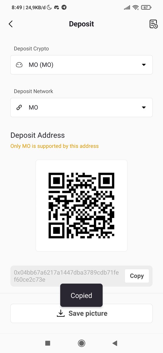 GavinNanonano's tweet photo. @0xmochain @LBank_Exchange 0x04bb67a6217a1447dba3789cdb71fef60ce2c73e https://t.co/pSa8LeGUL3