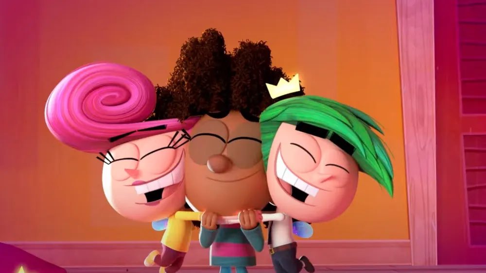 MarioEmmet's tweet photo. The Fairly OddParents: A New Wish is good?

- Cosmo &amp; Wanda are a loving couple again
- Cosmo isn’t as dumb as before
- A likable protagonist
- The animation looks spectacular 
- Butch Hartman didn’t work on the series

What the heck is going on?! https://t.co/fSDvZL7ITv