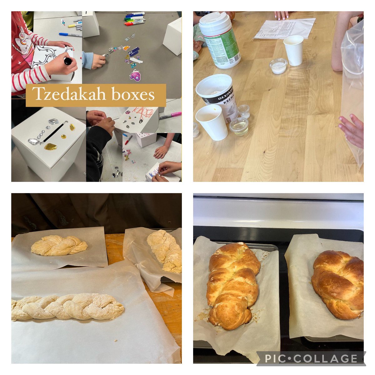 Alpha Alternative had a great time @AllenbyPS_TDSB for Jewish Heritage Month. We learned the Hora, created and learned about Tzedakah Boxes and made delicious Challah!! Great learning experience 😊@KieraVanderlugt