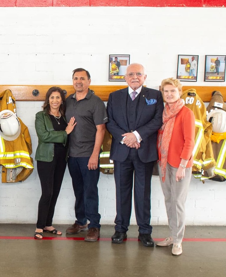 KID BROTHER RETIRES AFTER 43 YEARS, WITH LOS ANGELES COUNTY FIRE DEPT!