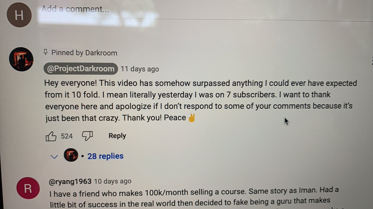 @KPMYouTube In the comments he claims to have had 7 subs before posting.

And he definitely had no more than 200 (check SocialBlade “subscribers” versus “past 30 days”)

I’d say it’s still a big win!