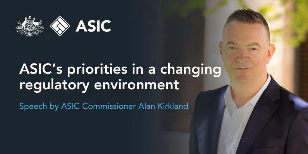 Commissioner Alan Kirkland addressed the Australian Finance Industry Association Risk Summit this week, outlining how we are working to support better outcomes for consumers amidst threats and harms arising from global trends in our #regulatory environment bit.ly/3VmjDFD