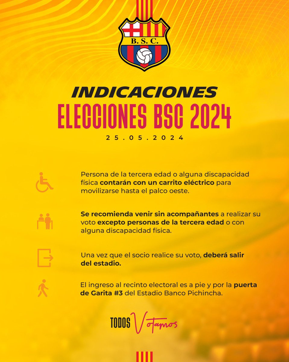 TribunalEBSC's tweet photo. Tener estas indicaciones para estas elecciones https://t.co/rWpVI2fmje