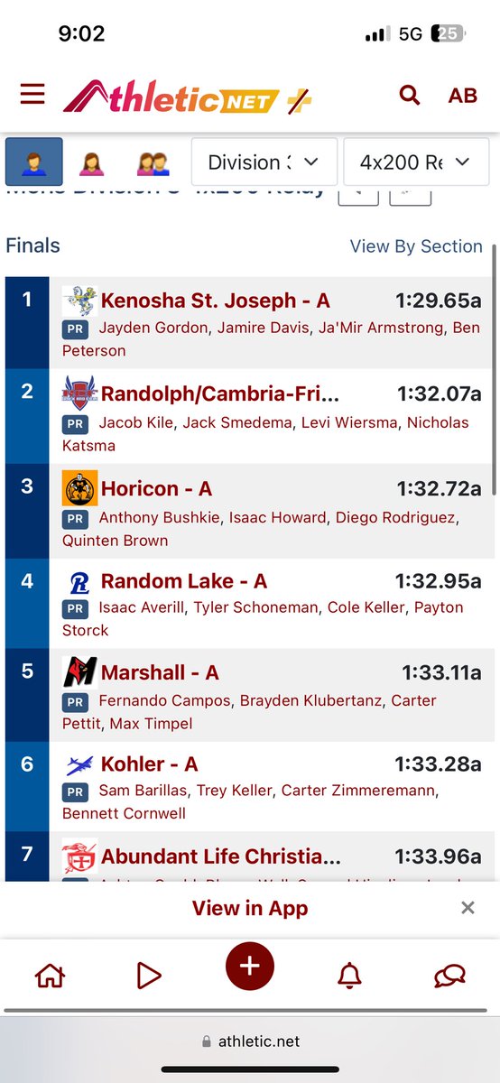 AjBushkie's tweet photo. Onto state for the 100m and 4x200m🙏 https://t.co/epMCxvgVNe