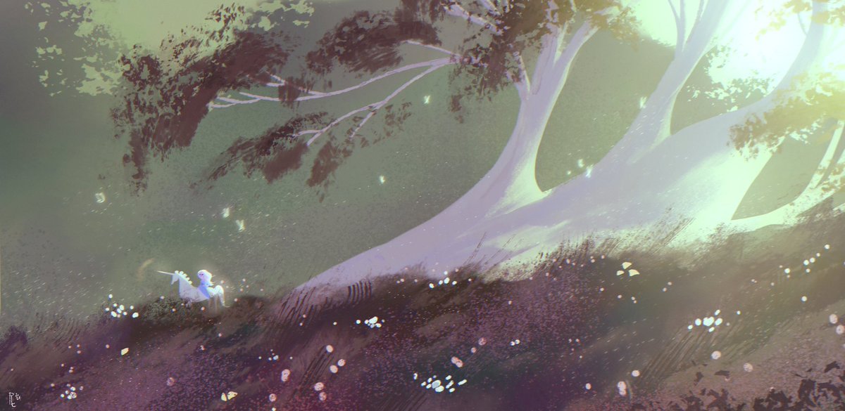 aetheriantea's tweet photo. A small Yvaine painting + elioli study https://t.co/v1tPMi9nGu