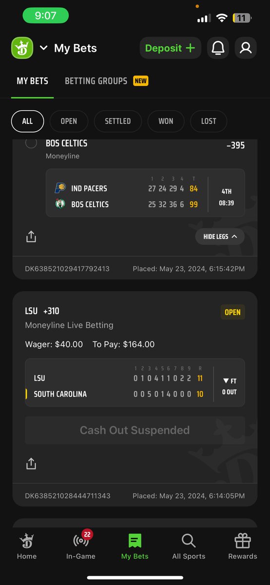 LSU down 5-1? BANG THE MONEYLINE BABY <a href="/LSUBarstool/">Barstool LSU</a> <a href="/LSUbaseball/">LSU Baseball</a>