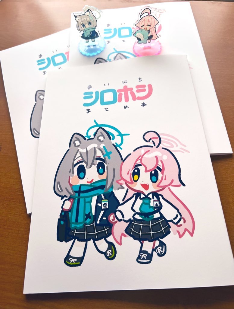 まとめ本届いた!サンアカ5の新刊です!!!
まとめ本だけど描き下ろしもあります✍️ 