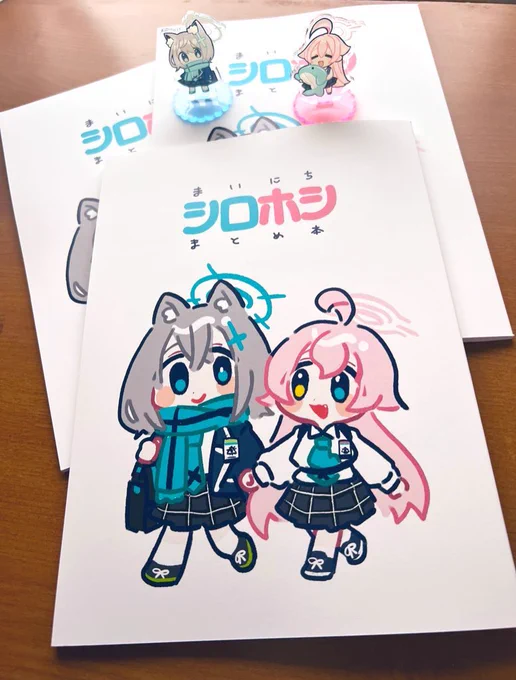 まとめ本届いた!サンアカ5の新刊です!!!
まとめ本だけど描き下ろしもあります✍️ 