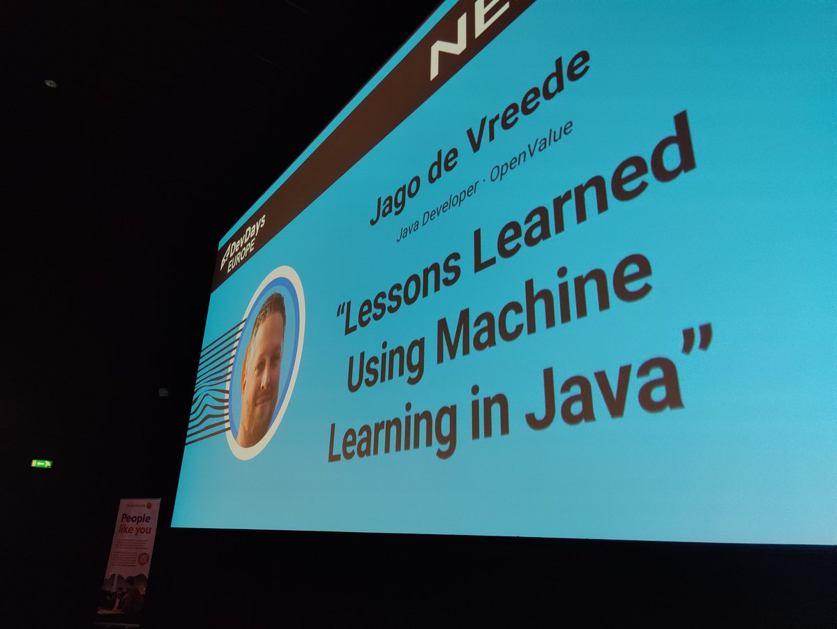Getting ready for machine learning with Java <a href="/DevDaysEurope/">DevDays Europe</a> room 6
