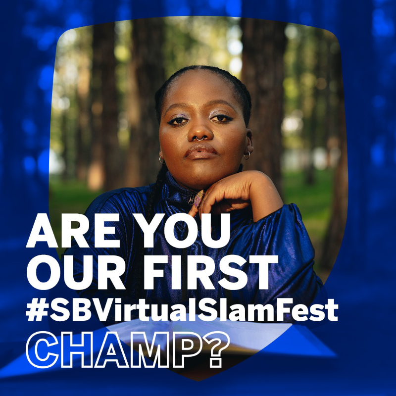 StandardBankArt's tweet photo. Are you ready to slam? 🎙️ 

Be part of the #SBVirtualSlamFest competition and stand a chance to WIN amazing prizes! *T&amp;Cs apply.