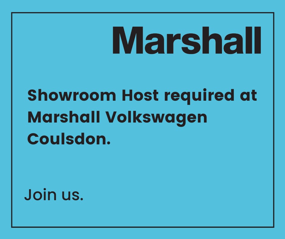 Showroom #Host required at Marshall #Volkswagen #Coulsdon. To find out more and to apply online see > ce0572li.webitrent.com/ce0572li_webre… #jobs