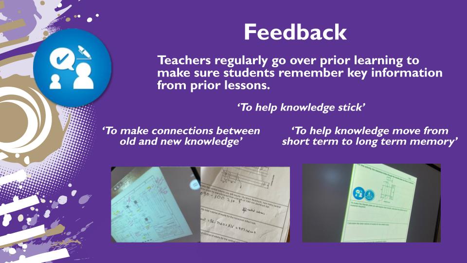 OutwoodHaydock's tweet photo. Today's Focus is Feedback
Students with record in their #METAmay passports the feedback they've received in their lessons from their teachers or peers. Noting down if it is verbal, written or visual feedback.
π΅π΅π΅
#TeamHaydock #OutwoodFamily #ItsWhoIAm https://t.co/5o9dFimwYR