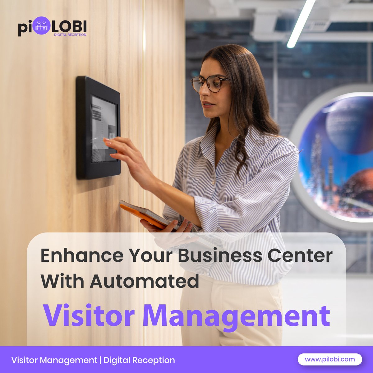 lobi_pi's tweet photo. A visitor management system (VMS) is a game-changer 🎯 for business centers, boosting security, efficiency & visitor experience.
Visit us to learn more: https://t.co/pR0KGDG4GT 👈
#receptionmanagement #VMS #visitorsafety #visitorsolution #visitormanagementsoftware #pilobi https://t.co/eMfilK86u2