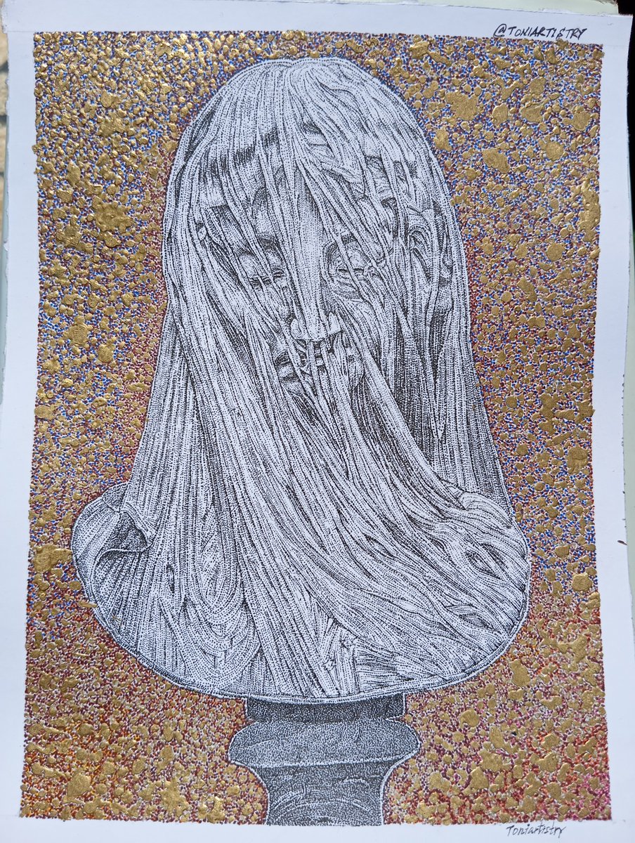 ToniArtistry's tweet photo. The VEIL || Sculpture series.
Dotted with micron pens.
#dot7artwork #dotheloop #artprint #artistsonthechain #artistherealalpha #artistoftwitter #artistsonx #artworld #artwork #sculptures #michaelangelo #dottedbyToniArtistry #Mombasa #ArrestMarthsKarua #BarrackObama #Butita https://t.co/WdeihvM4o9