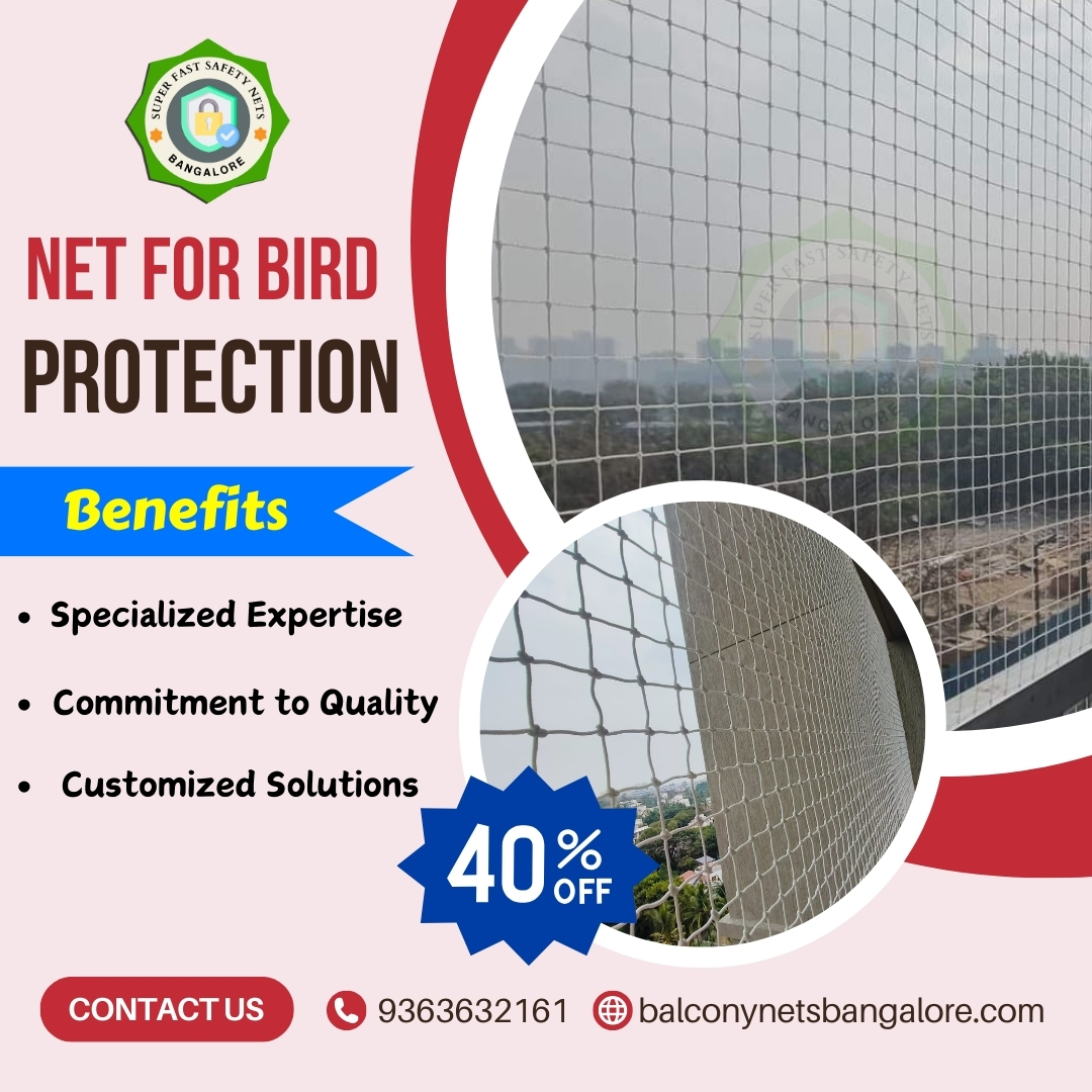 superfastnets's tweet image. Tired of bird problems on your balcony? Super Fast Safety Nets in Bangalore has the solution! Call: 9363632161.
balconynetsbangalore.com/net-for-bird-p…
#birdnets #birdcontrolnets #birdnetinstallation #birdpreventionnets #birdnetforwindows #birdnetfixing #antibirdnets #howtogetridofbirds