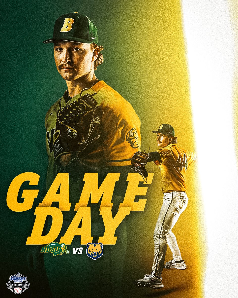 The Bison Thunder On 🆚: Northern Colorado ⏰: 4:00 PM CT 📍: Tulsa, OK 🏟️: J.L. Johnson Stadium 📺: bit.ly/SuMMitLN 📈: bit.ly/4a0hUu9 🏆: bit.ly/TournCent