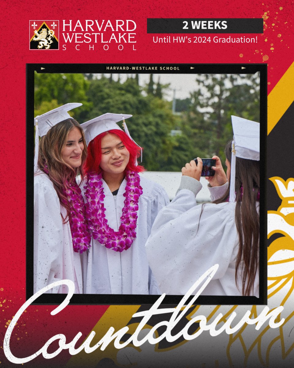 HWSchool's tweet photo. Countdown: 2 weeks until graduation!
#HWDiscover #HWCommunity #HWExcellence #HWIntegrity #HWPurpose #HWJoy #HWFriends #HWLearn #HWLove https://t.co/jbRUBb6Iz3