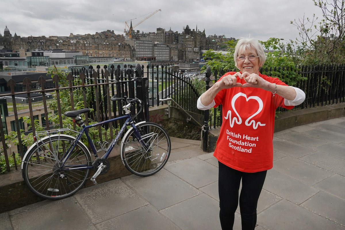Happy 86th Birthday to Mavis Paterson, celebrating today by sharing the news that's she setting out on her bike to reclaim her world record as the oldest woman to cycle Land's End to John O'Groats - and she's raising funds for the British Heart Foundation. Go Granny Mave 🚲💪❤️