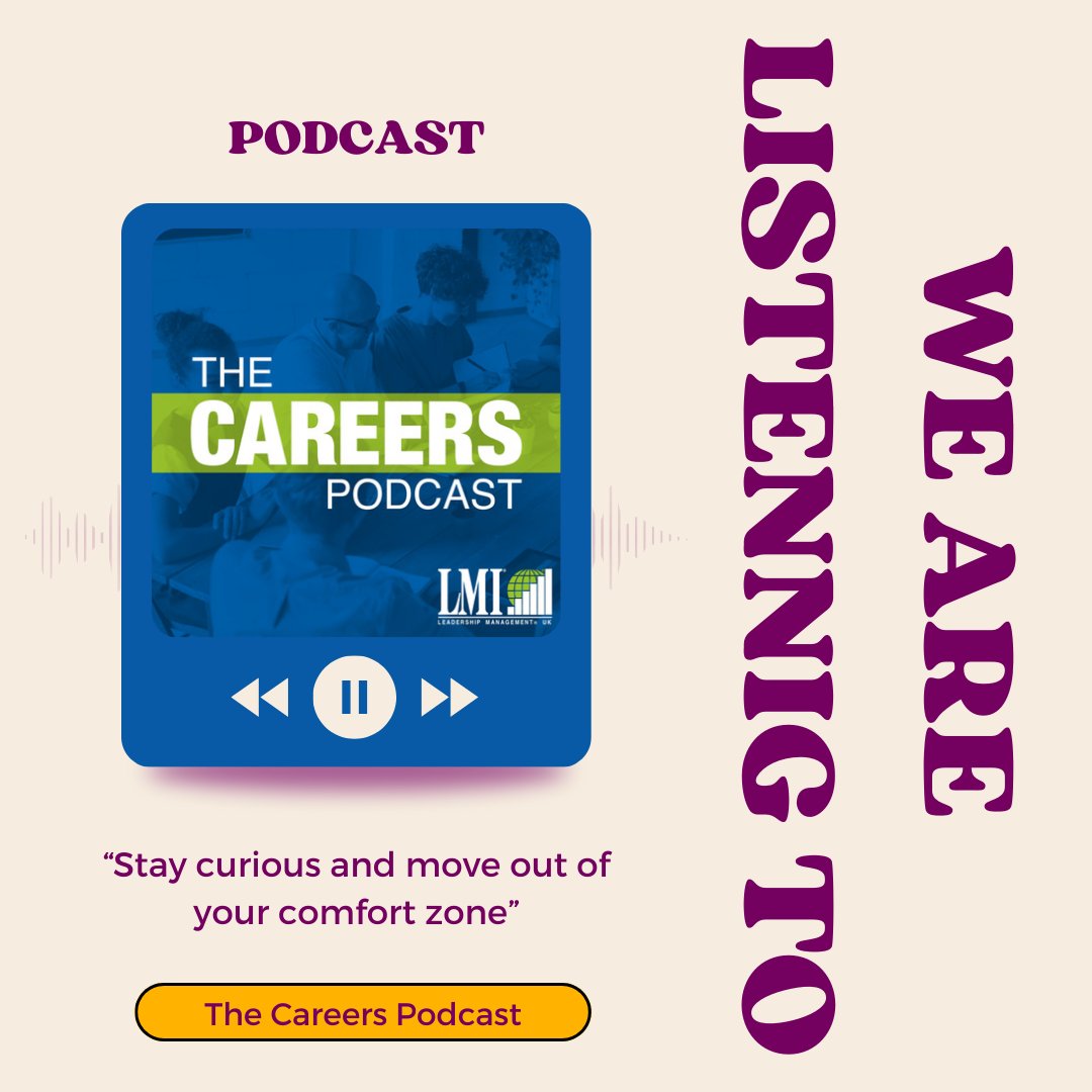 EmergeUK's tweet photo. 🎧️ This month we are listening to... The Careers Podcast by LMI.

Our biggest takeaway… what am I doing to move towards my goals today? 💫 https://t.co/RWo2WSBMt9