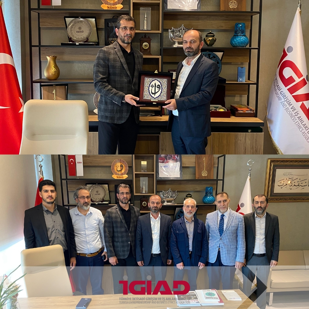 İnsan Vakfı (@insanvakfi) Yönetim Kurulu Başkanı Haluk Nas (@nashaluk) ve beraberinde heyet İGİAD Başkanı Hüseyin Akça'ya hayırlı olsun ziyaretine geldi.