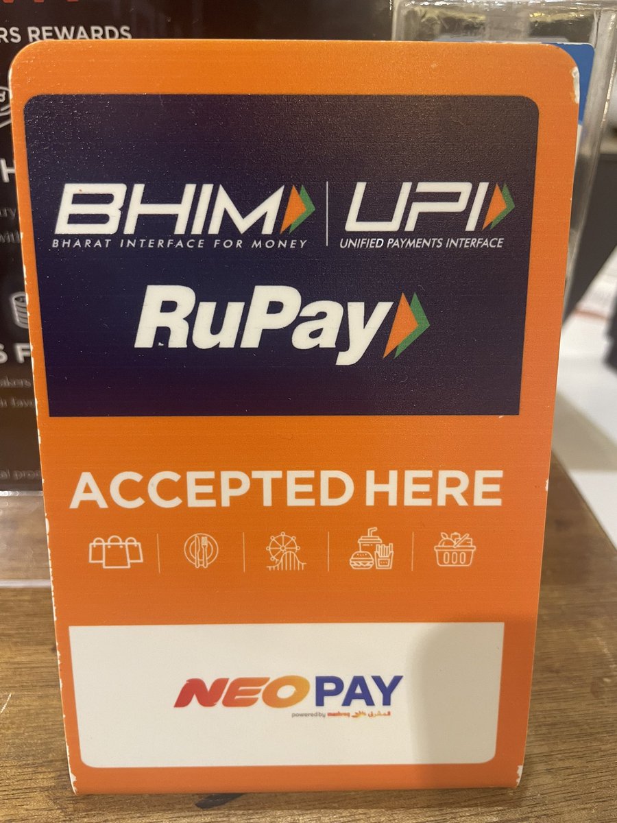 hemantjodha's tweet photo. First time spotting UPI outside India. So exciting!!!

9 years ago I sat in a presentation by NPCI to VCs that UPI is coming, and it is a game changer. 

Who had expected that it will be such a Tsunami!! 

PS: I had half expected TDS on foreign transactions :-| 3% fx was expected, atleast they are transparent about it