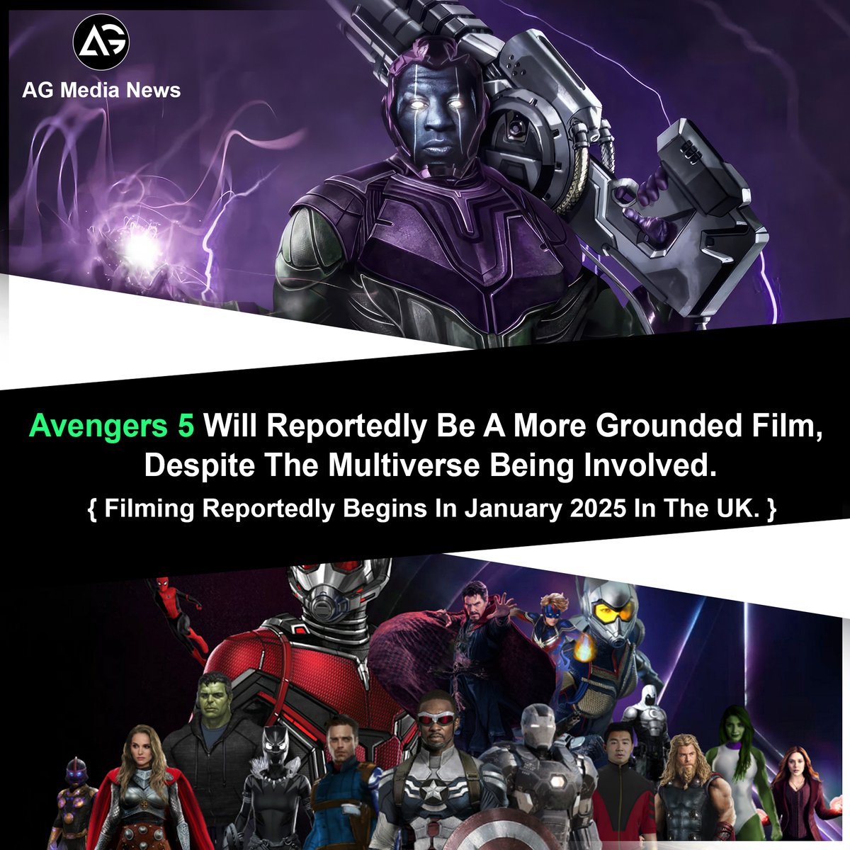 Update:- Filming Reportedly Begins In January 2025 In The UK #Avengers5